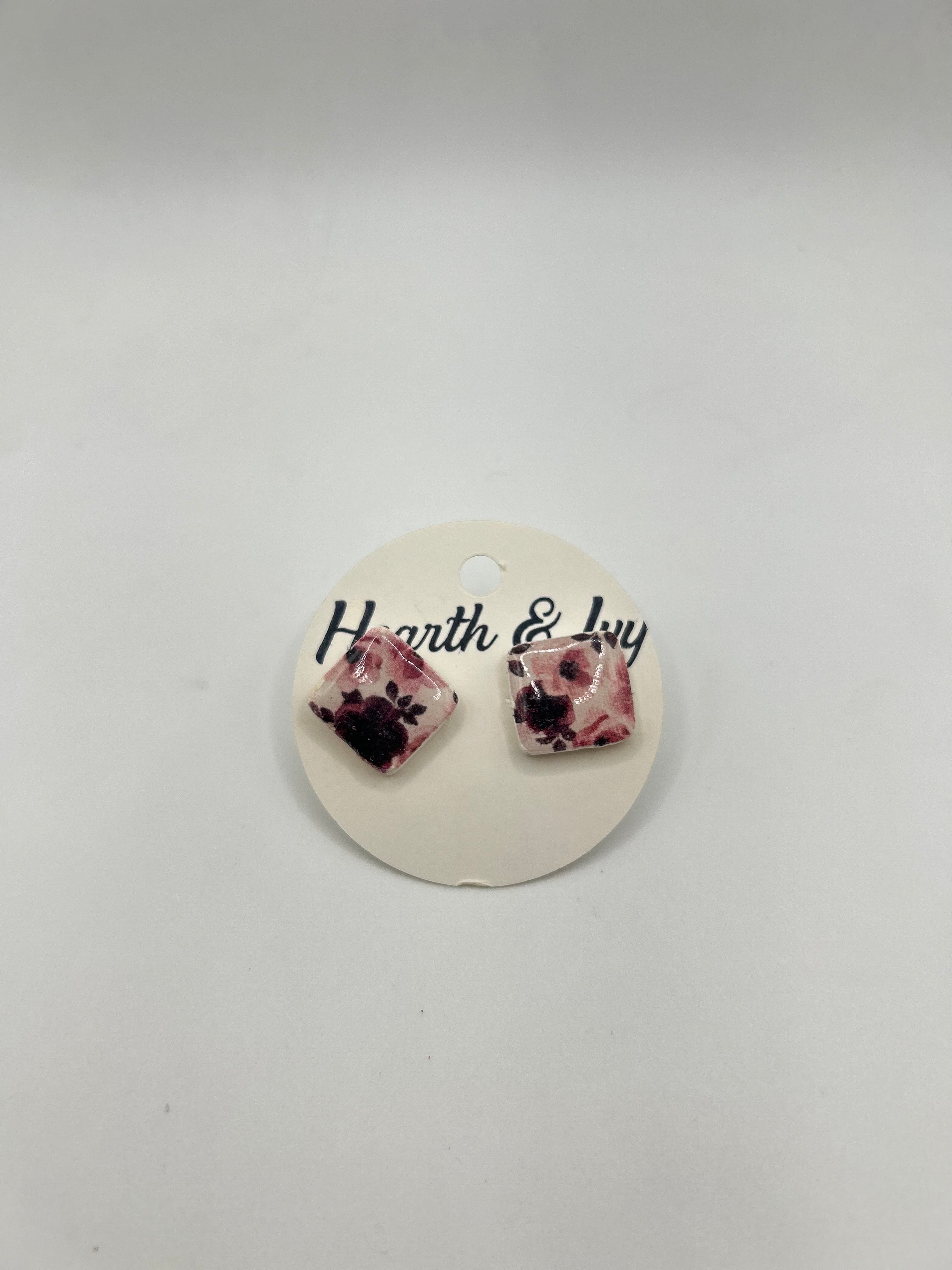Velvet Rose Studs
